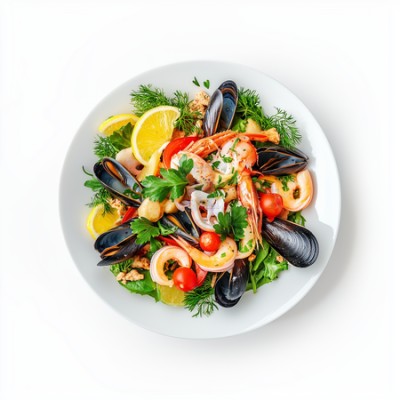 Фирменное блюдо Морской гриль прованс - купить в Больших Кокузах